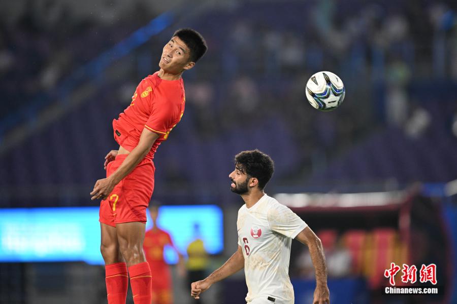 杭州亚运会男足1／8决赛中国1-0力克卡塔尔挺进八